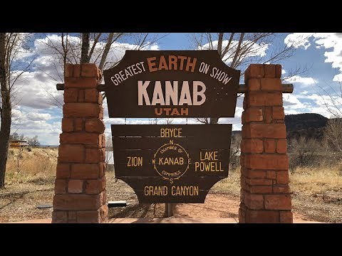 Kanab, Utah - Driving tour (4K)