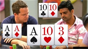 24K views · 277 reactions | POCKET ACES Set Over Set! Crazy Poker Game! | Lodge Card Club | Facebook