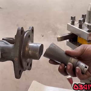 15M views · 173K reactions | A Solid Learn Process How Smart Mechanic Repaired Broken Truck wheel Spindle Most Quickly | Anil Kapoor | Facebook