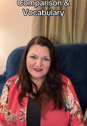 Comparisons in #English #tiktoklive #livehighlights #americanenglish #americanvocabulary #learnenglish #studyenglish #esl #efl #fyp #foryoupage