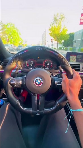 LED Carbon Fiber Steering Wheel Install & Test Drive! #BMWMods #CarbonFiberSteeringWheel