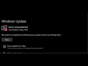 Fix Windows 10 Update Error We Could Not Complete Install Because Update Service Was Shutting Down