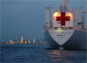 On USNS Mercy board - The biggest Naval Hospital in the world by US