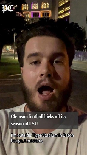 Clemson football kicks off its season at LSU