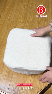 Repurpose an old sweater into a square bench cover Episode 3245 Follow My Page Facebook : Bilochpuratips 2 . . . . . . #bilochpuratips2 #bilochpuratips #sewing #needlework #fblifestyle . | bilochpuratips 2