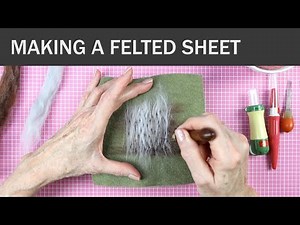 ✨ DIY Felt Sheets: Needle Felting a Perfect Custom Sheet (FAQ #6) ✨
