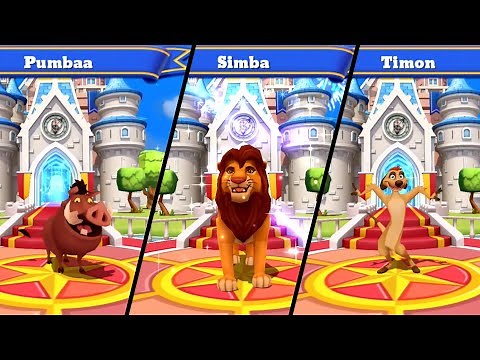 Welcome Screens LION KING CHARACTERS | Disney Magic Kingdoms