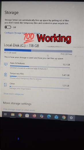 Laptop Me Storage kaise Check Kare #viral #shorts
