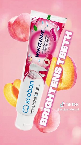 Discover Scoban Peach Toothpaste for a Sweet Smile