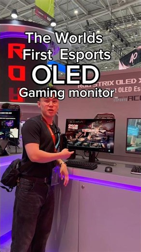 The Worlds first Esports Gaming OLED Monitor - ROG STRIX OLED XG259QWPG