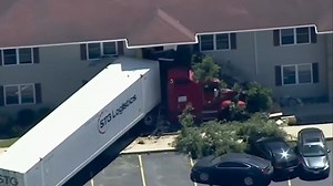 2.7K views · 70 reactions | WHOA!!! #BreakingNews SEMI TRUCK SLAMS INTO APARTMENT BUILDING #BREAKING SEMI SLAMS INTO APARTMENT.... A semi-trailer truck crashed into an apartment building in #Illinois near #Chicago. Officials say it happened in the south suburbs of Morris, but there is little information on the accident at this time. | Christina Aguayo News | Facebook