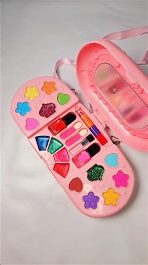 satisfying with makeup set toy | makeup kit | fashion set toy #makeupkit #makeup