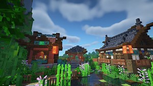 Japanese Village Minecraft Map