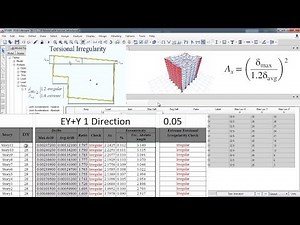 CSI ETABS - 10 - Torsion Irregularity check | Part 2