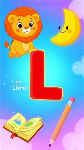 Letra L - Aprenda | Alfabeto Infantil Divertido