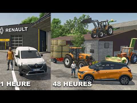 2 summer days at the "La Grange des Prés" farm with nothing but Renaults | FS25 Roleplay