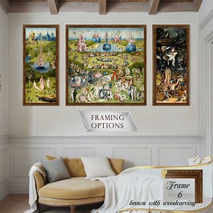 Hieronymus Bosch "garden of Earthly Delights" Canvas Print - Etsy