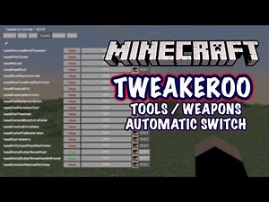 Minecraft 1.19 Tweakeroo, Switch Tools / weapons