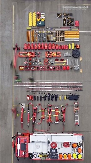 If you ever wondered what’s in a fire truck...