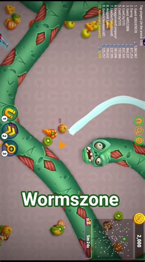 Big Worm Trap 😱👑#DKWormsGaming #WormsZone #EpicKill #Shorts #KidsGaming #snakegame #snake #wormate