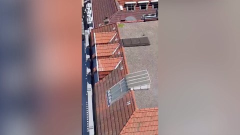 Spain power outage: Video shows Bilbao funicular halted and smoke billowing from refinery