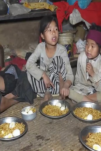 Family cooking and eating new food #villagelife #village #dailylife #rural #Cooking #food | Village Lifestyle