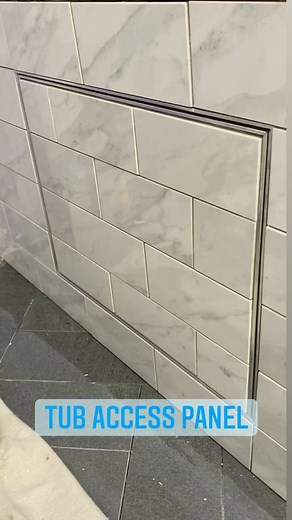 Mykhaylo Panchishak on Instagram: "Jacuzzi tub access panel. #howto #tutorial #diy #remodel #renovation #construction #homeimprovement #homerenovation #bathroomdesign #work #realestate #tile #tileinstallation"
