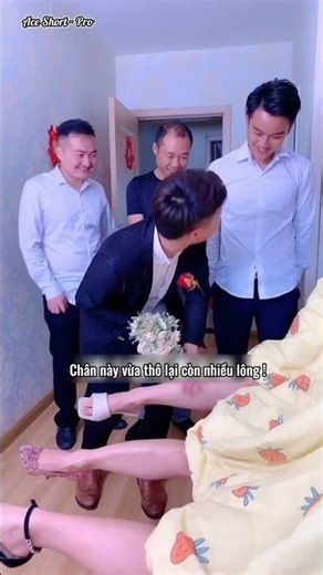 Thử thách nhìn chân đoán cô dâu #aceshortpro