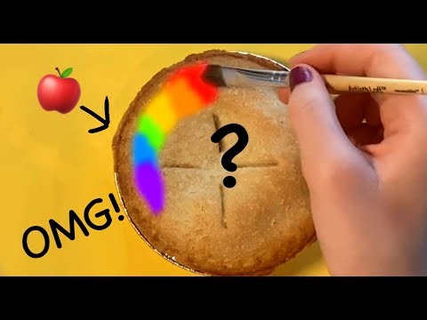 I PAINTED AN APPLE PIE?!? 🥧 + Autumn Squishy Drawing