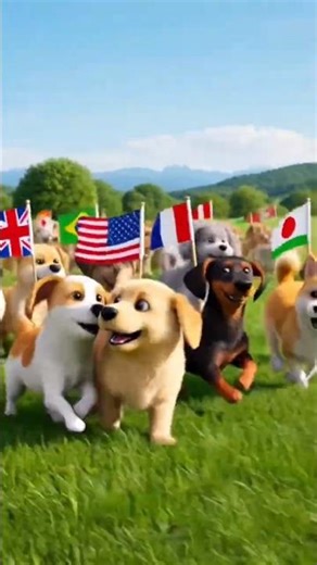 Puppies From EVERY Country Best Friends Forever! 🌍🐶❤️