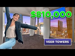 Luxury High Rise Condo Tour on the Strip Veer Towers, Las Vegas, NV