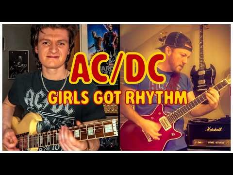 AC/DC – Girls Got Rhythm | Rhythm & Lead Guitar Cover