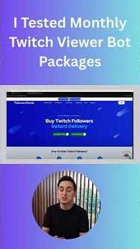 I Tested Monthly Twitch Viewer Bot Packages Real Results & Risks (Review) #shorts