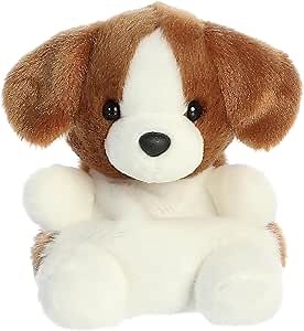 Aurora® Adorable Palm Pals™ Buster Beagle™ Stuffed Animal - Pocket-Sized Play - Collectable Fun - Brown 5 Inches