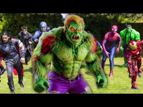 Werewolf Hulk VS Avengers - Hide and Seek!