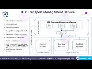 SAP BTP Transport Management Training 2025 | Cloud TMS Overview | BTP DevOps & Admin Tutorial