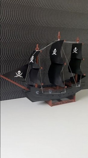 Building the ULTIMATE Black Pearl Model Ship! 🏴‍☠️ (Pirates of the Caribbean) #pirates #3dprinting