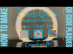 How To Make QR Code Plaques | EASY