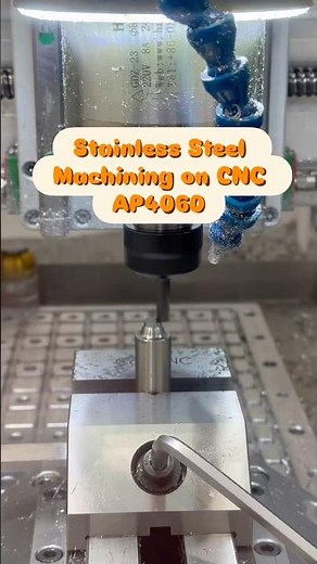 AP4060 CNC Router Cutting Stainless Steel 🔥