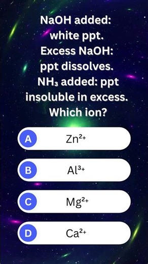 Which White Precipitate Dissolves in NaOH but Not NH₃? | Qualitative Analysis | A-Level Chemistry