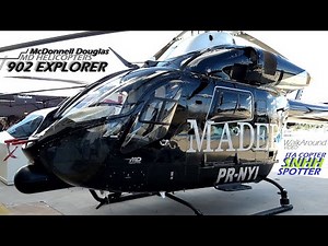 McDonnell Douglas MD HELICOPTERS MD-902 EXPLORER - WalkAround VIDEO! HELI XP 2023