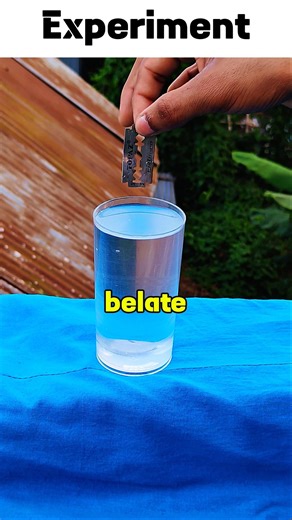 Blade Vs Water Experiment || Surface Tension...