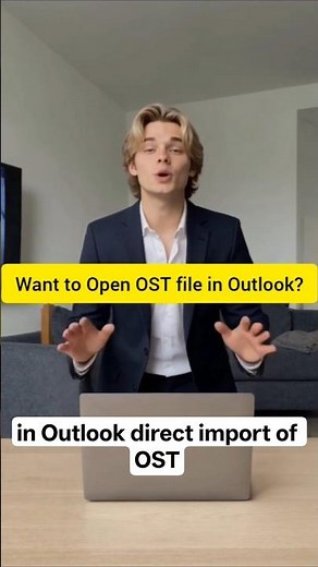 How to Open OST file in Outlook Classic Versions? #microsoft #ost #outlook #pst
