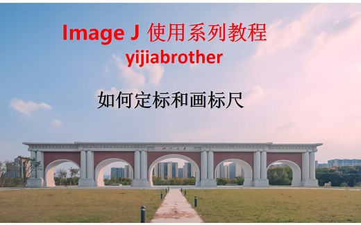 12.如何定标和画标尺(Image J 教程；Image J 学习)