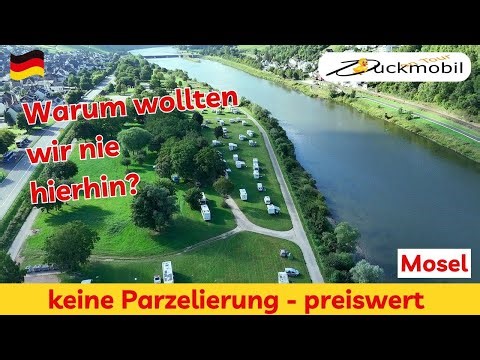 Motorhome parking space Enkirch - unparcelled - directly on the Moselle - TOP