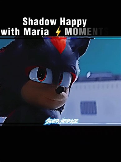 Shadow and Maria MOMENTS ☺️ #sonicmovie #shadowthehedgehog