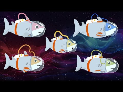 Space Baby Shark | Nursery Rhymes | Kids Song