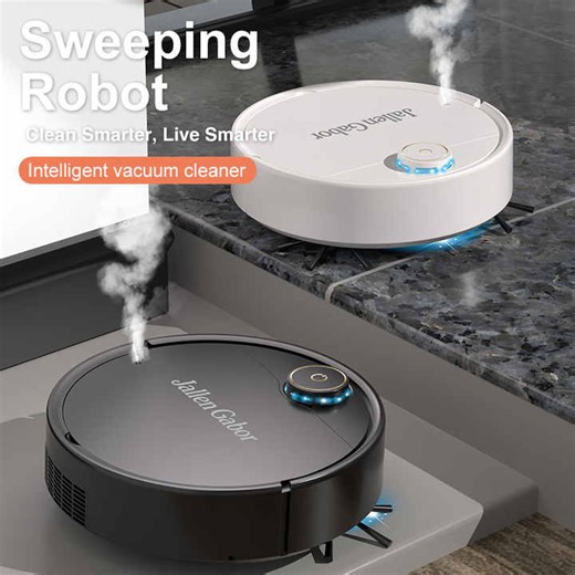 MILI 3 in 1 Robot Vacuum Cleaner with Automatic Sanitizing Cleaning Wet Dry Water Filter Mop for Household Hotel