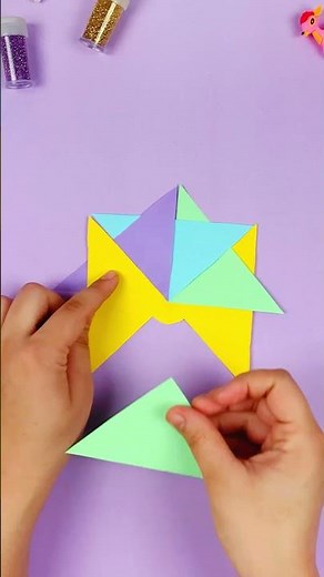 How to Make Colorful Pinwheel From Paper | Easy DIY Pinwheel Tutorial
