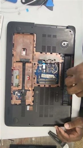 HP laptop disassembly.